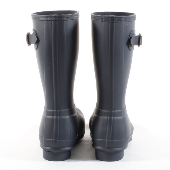 Hunter Womens Original Short Rain Boots Matte Navy - Picture 6 of 8